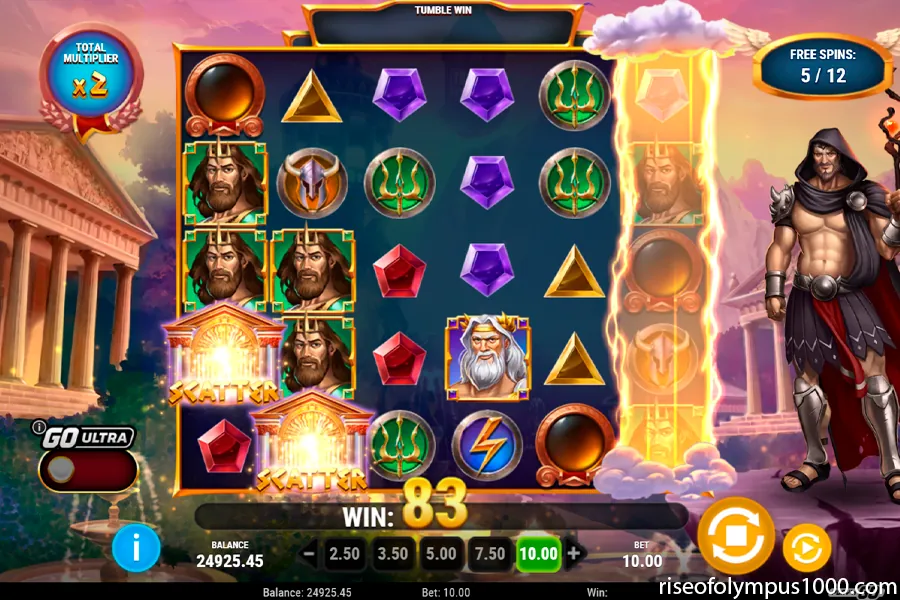 Rise of Olympus 1000 Gameplay